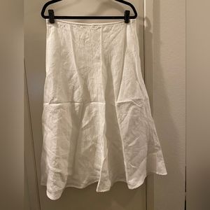 Eileen Fisher Linen midi skirt